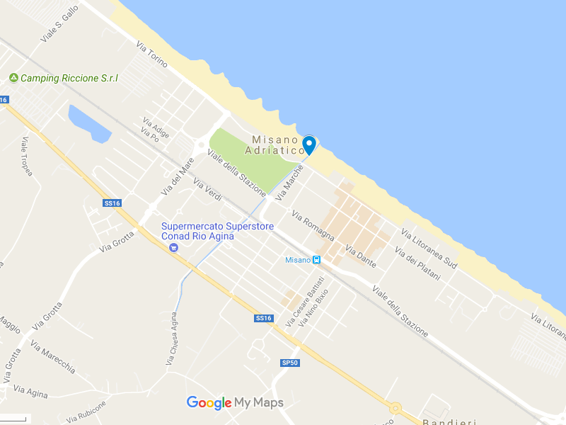 Mappa imbarco Misano Adriatico